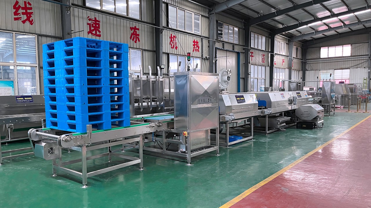 PW-120 Industrial Plastic Pallet Washer & Dryer