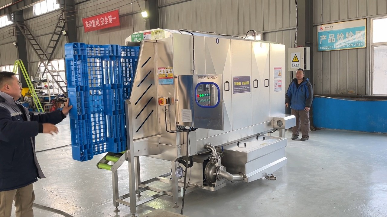 Pallet Washer Machine - Compatible With Multiple Sizes Of Pallets