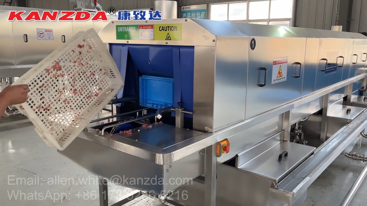 Basket Washer For Chicken Factory